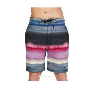 Speedo Men's Large Swim Trunk Knee Length 20" Boardshorts Coastal China Blue NWT